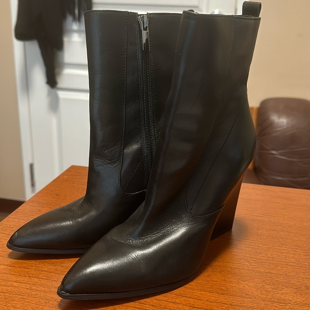 Leather Bootie